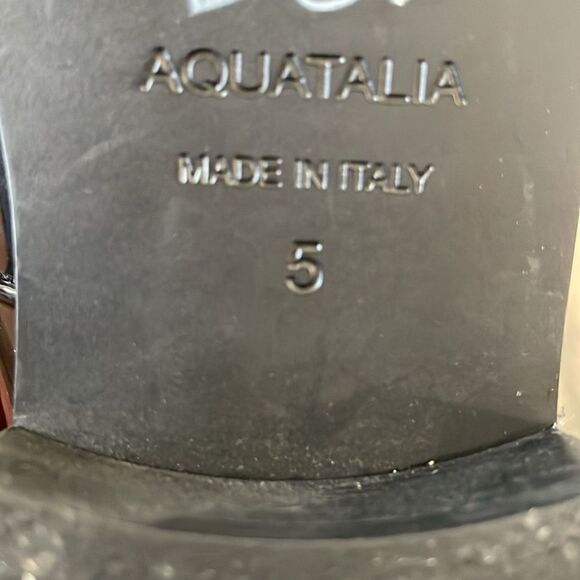 Aquatalia Tenley Black Patent Leather Ankle Booties - Picture 7 of 7